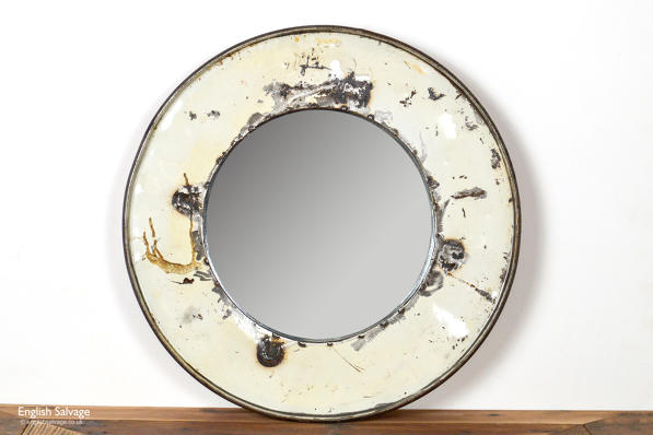 Oil drum mirror