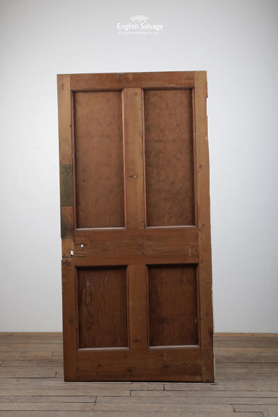 Old four panel Victorian pine door