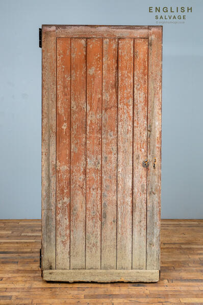 Old framed plank door