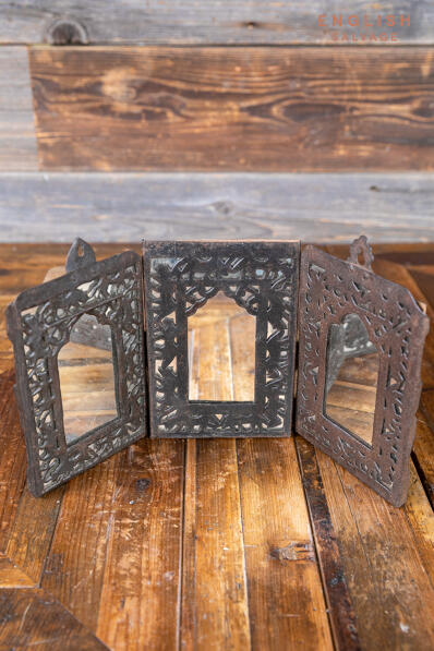 Old metal Jali mirrors