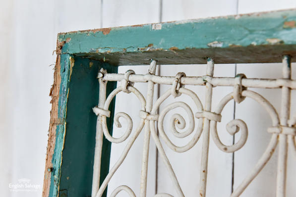 Old Moroccan iron window grilles