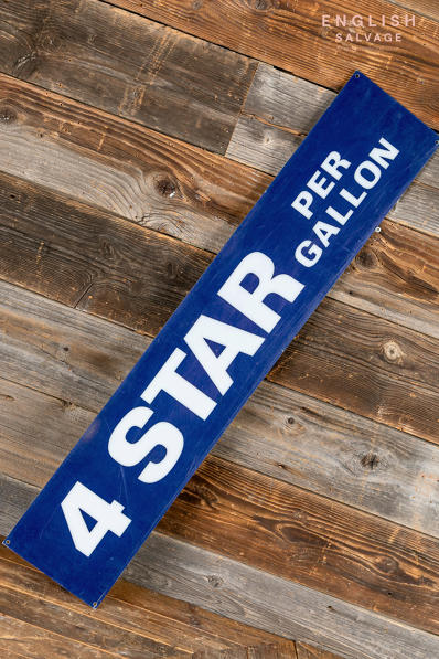 Old plastic 4 Star petrol sign