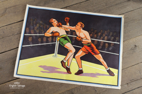 Original Boxing Poster, Willsons of Leicester