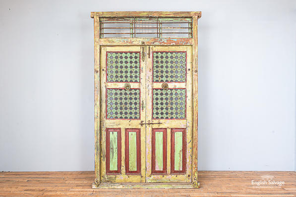 Original hardwood Jali double door panel