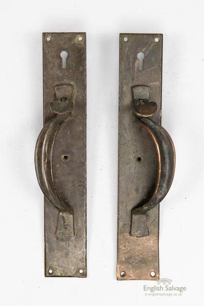 Original pair of antique door pulls / latches