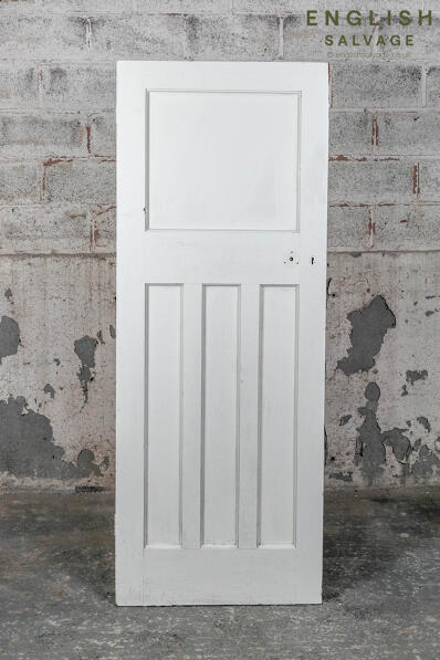 Original reclaimed one over three pine door