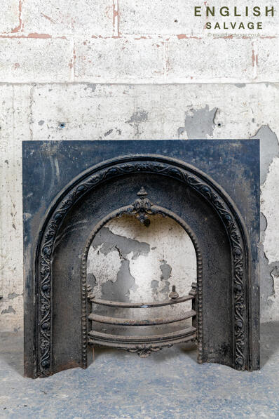 Original Victorian arched fire front