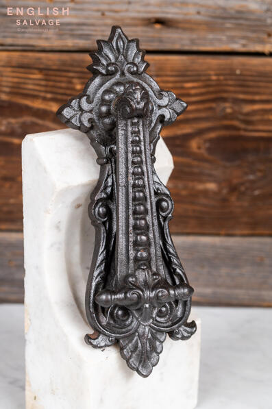 Original Victorian cast iron door knocker
