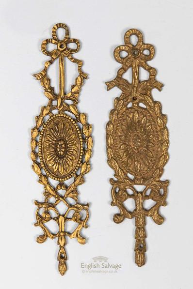 Ornamental ormolu mounts