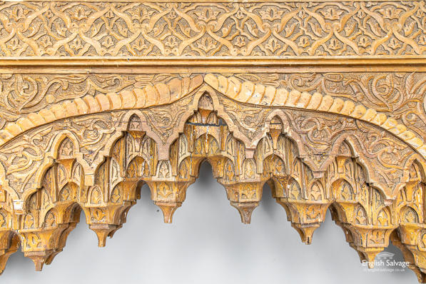 Ornate Moroccan arch door frame