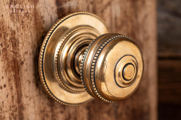Ornate original Bronze centre door pull