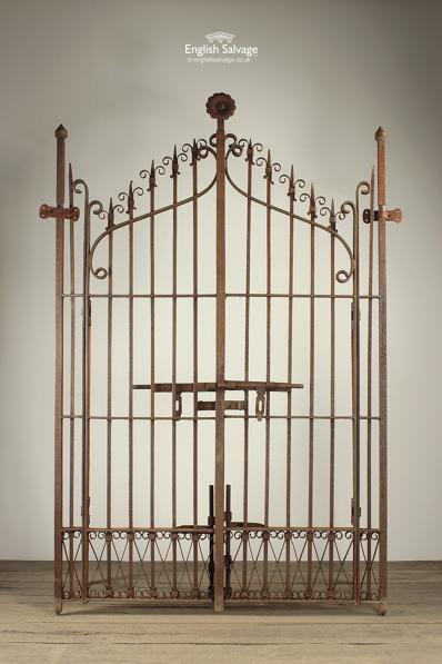 Ornate Wrought Iron Double Gates