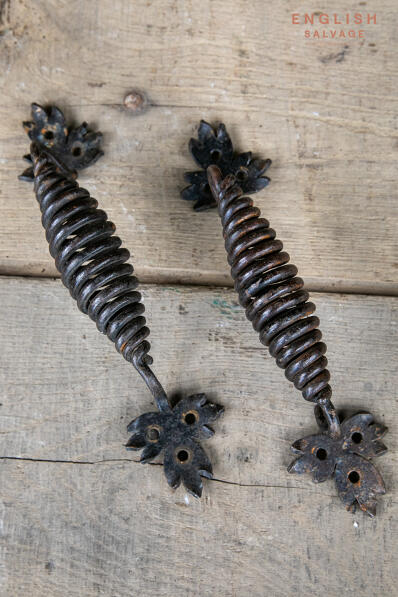 Pair of Victorian Kenrick door pulls