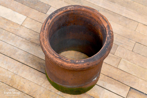 Plain buff clay chimney pot