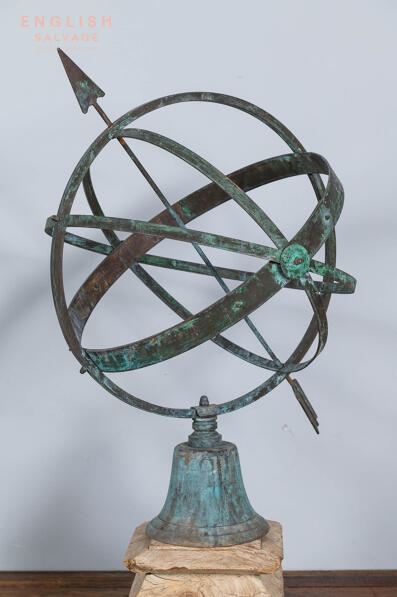 Quality bronze English armillary