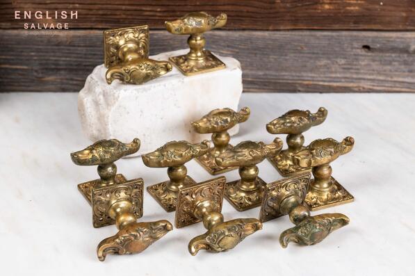 Rare ornate antique door knobs
