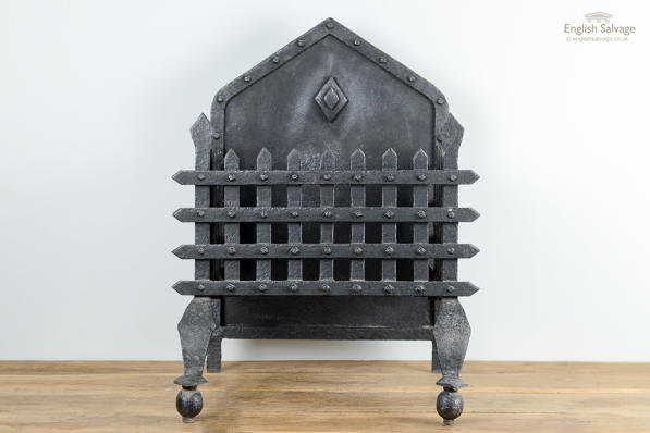 Reclaimed cast iron fire basket 