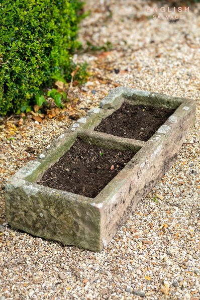 Reclaimed double sandstone trough