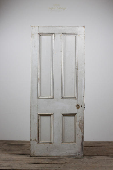 Reclaimed Four Beaded Panel Pine Door