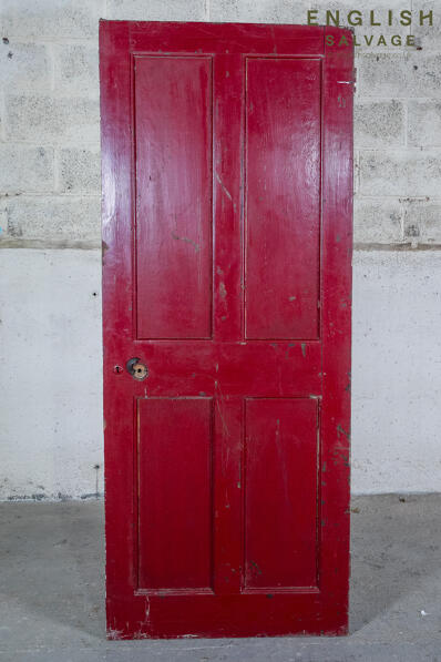 Reclaimed four panel pine door
