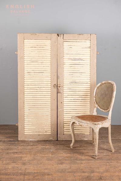Reclaimed French shutters