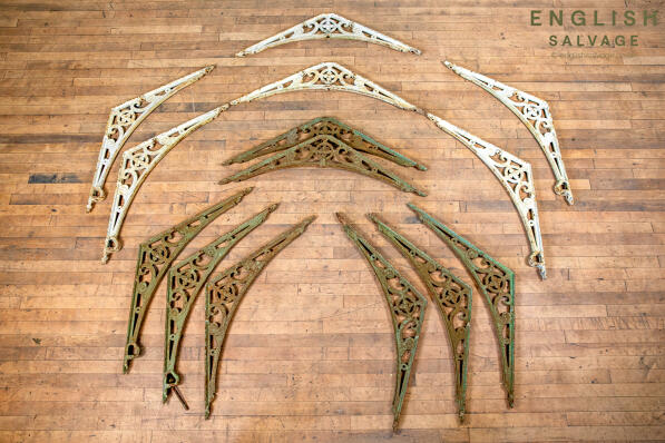 Reclaimed greenhouse brackets