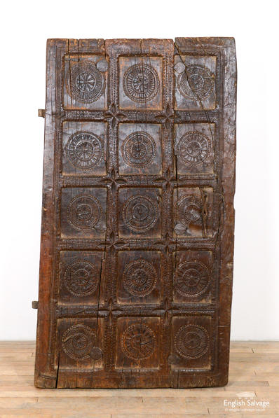 Reclaimed Indian antique tribal wooden door 