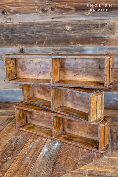 Reclaimed Indian wooden double brick moulds