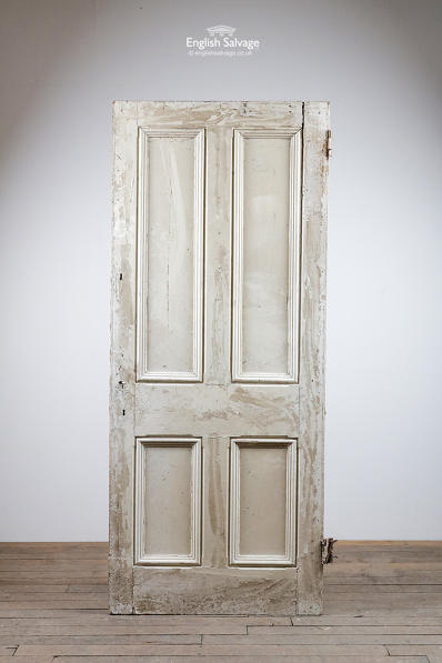 Reclaimed old pine four panel door