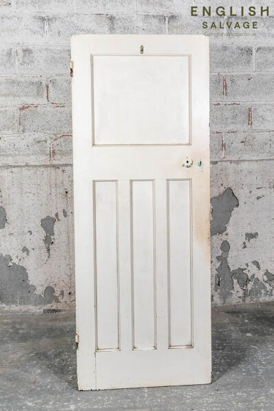 Reclaimed one over three 1900s pine door