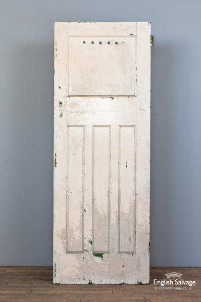 Reclaimed one over three pine door