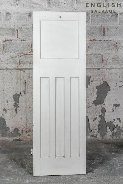 Reclaimed one over three pine door