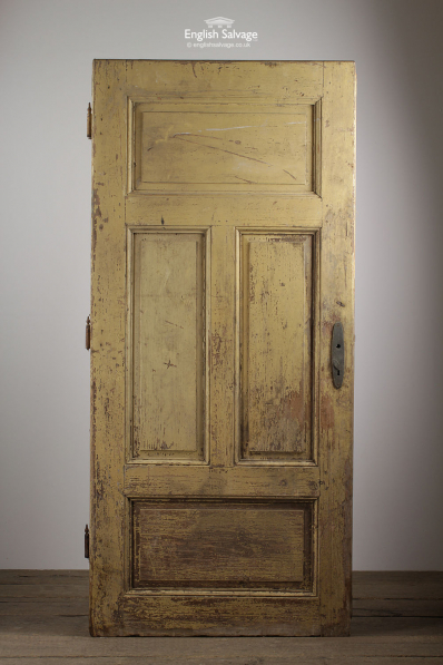 Reclaimed Painted Beaded Panel Pine Door 