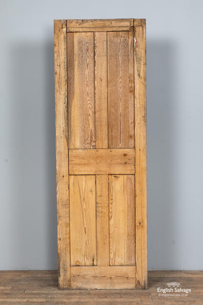 Reclaimed petite pine four panel door