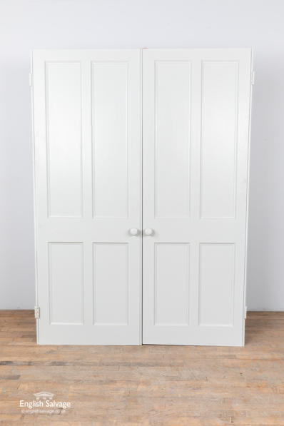 Reclaimed pine four panel double doors
