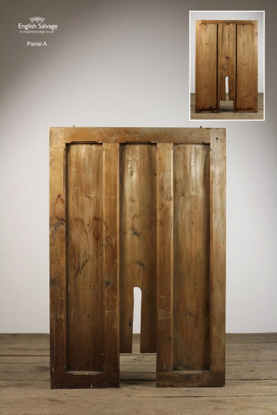 Reclaimed Pine Stop Chamfered Panel Sections