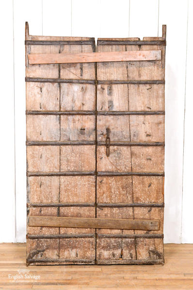 Reclaimed teak door panel
