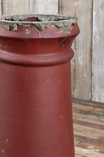 Reclaimed terracotta cannon head chimney pot