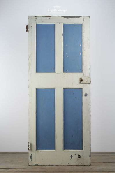 Reclaimed Thick Pine Four Panel Door