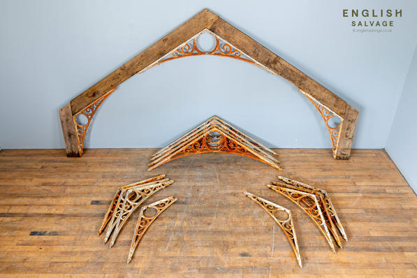 Reclaimed Victorian green house brackets