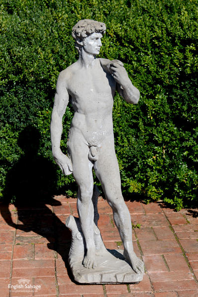 Reconstituted statue of David