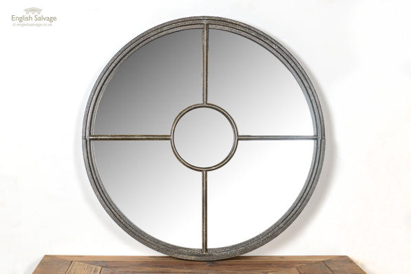 Reproduction round window mirror