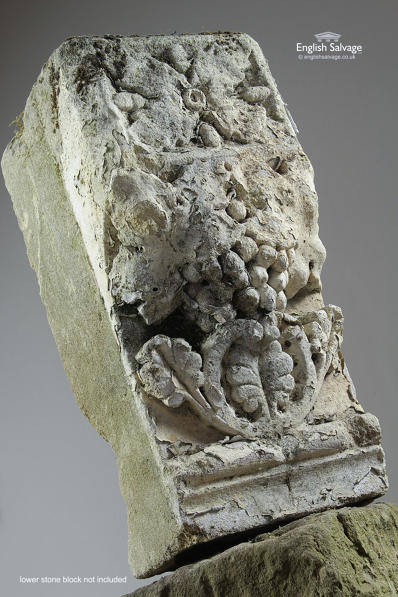 Salvaged Carved Stone Decorative Corbel