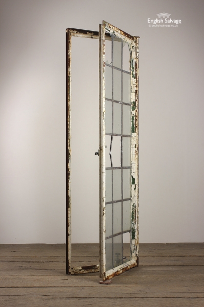 Salvaged Cast Iron Leaded Window