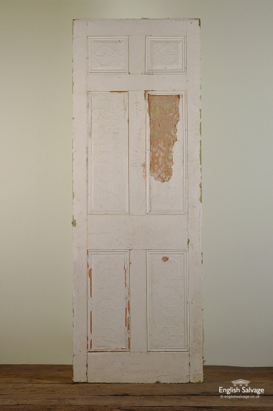Salvaged Georgian Style 6 Panel Pine Door