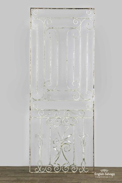 Salvaged metal scrolled panel or gate