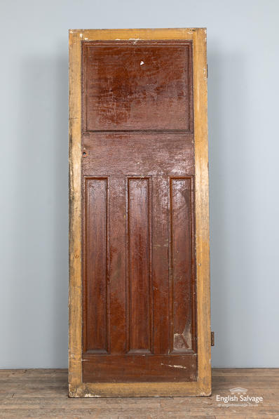 Salvaged pine 1 over 3 panel door