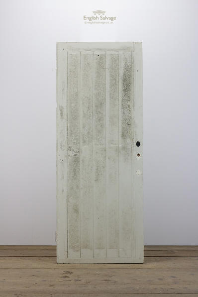 (SetE3) Salvaged planked interior pine door
