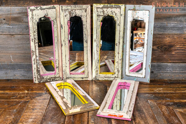 Salvaged temple mirrors from India