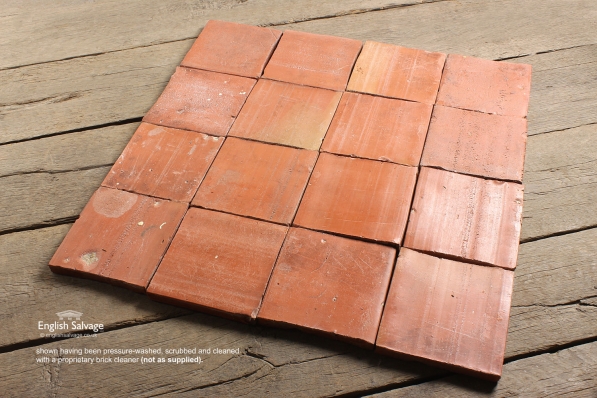 Salvaged Terracotta Quarry Tiles (20cm)